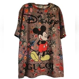 Disney x Gucci Mickey Mouse Floral Shirt 1x